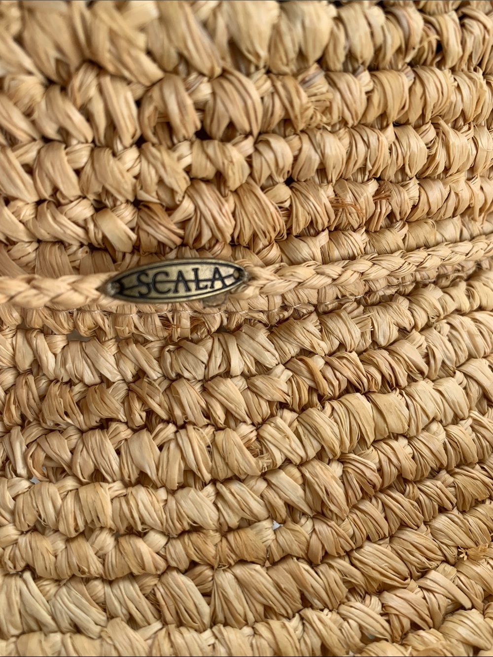 Scala Raffia Straw Hat with Raffia String Bow - Picture 6 of 11
